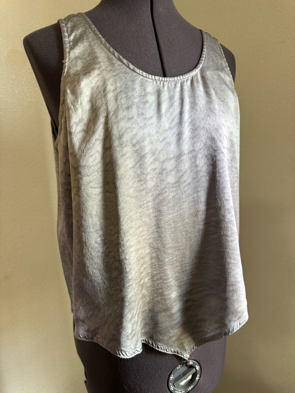 Kay Chapman Vintage Silk Blouse Hanging Bead Size Medium